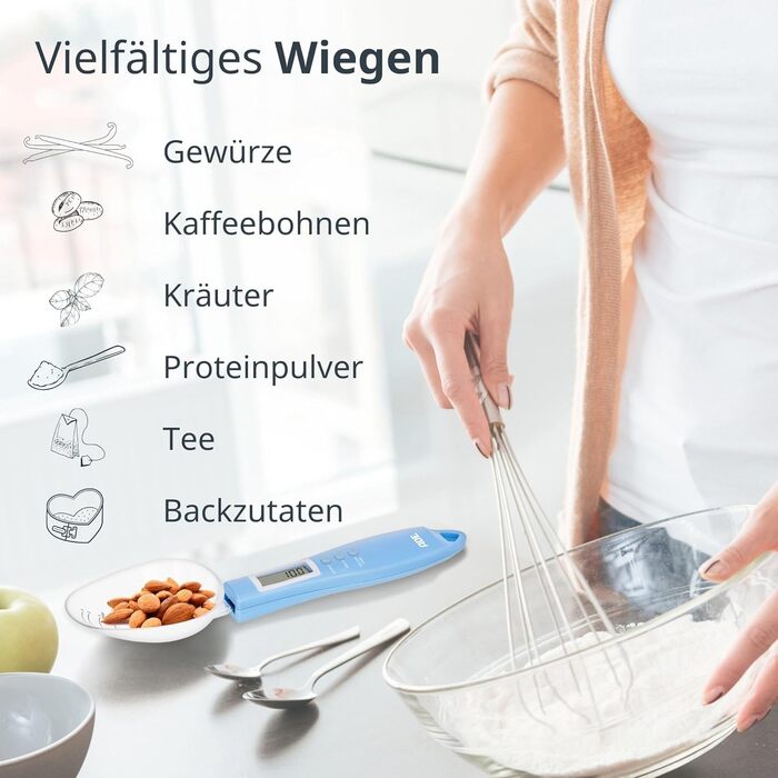 Електронна мірна ложка 300 г ADE
