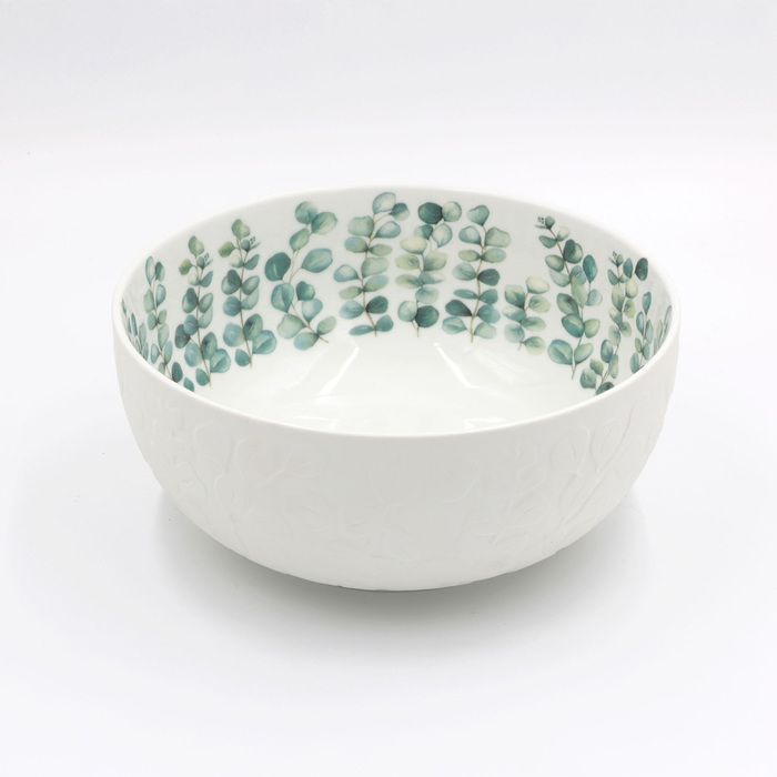 Миска для салата La Porcellana Bianca SEMPREVERDE, фарфор, диам. 23 см