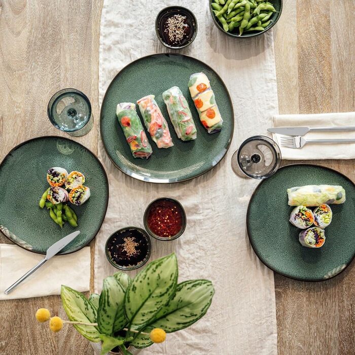 Сервірувальна тарілка 31,8 х 31,5 см зелена Lave Villeroy & Boch