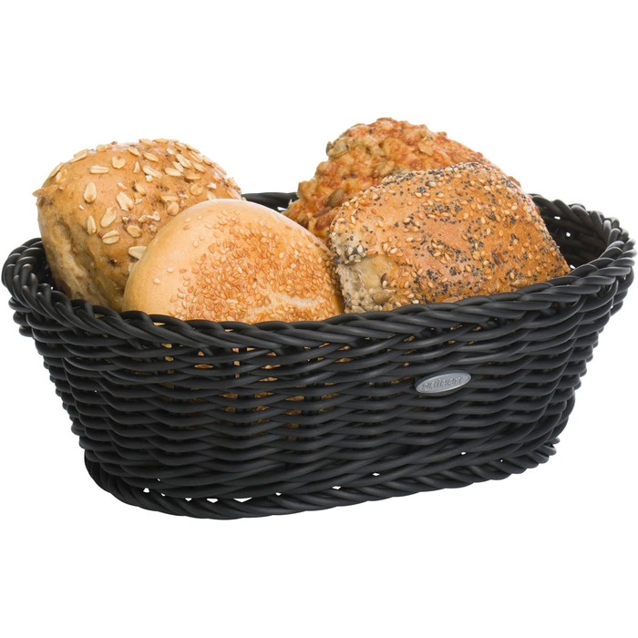 Багатоцільовий кошик 32 x 23 x 7 см, синтетичне волокно, (чорний, маленький) Saleen