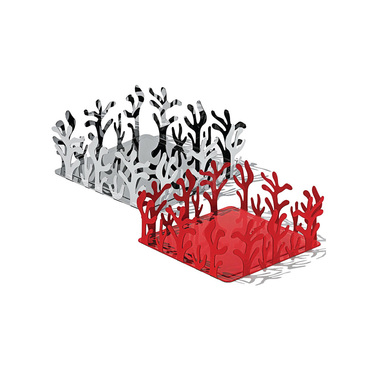 Тримач серветок 20,5х8,3х20,5 см червоний Mediterraneo Alessi