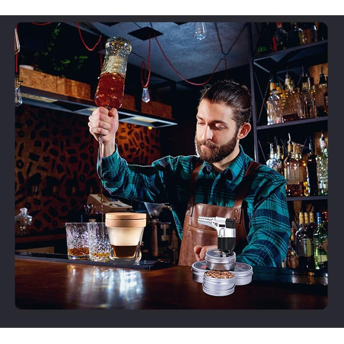 Набір для копчення коктейлів 12 предметів PIPITA