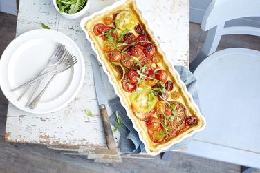 Форма для выпечки прямоугольная 36x15x5 см, бордовая Emile Henry