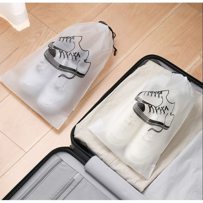 Сумка для обуви 29 х 43 см, прозрачная, водонепроницаемая Vialex