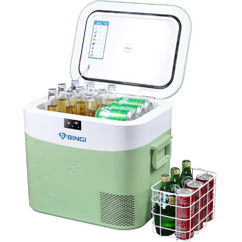 Компресорний автохолодильник 22 л зелений B BINGI