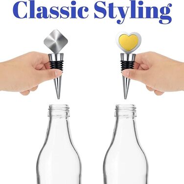 Металевих пробок для пляшок, порожніх, з цинкового сплаву, набір пробок для винних пляшок, багаторазових, для збереження вина, корок, набір пробок для пляшок, 6 шт.