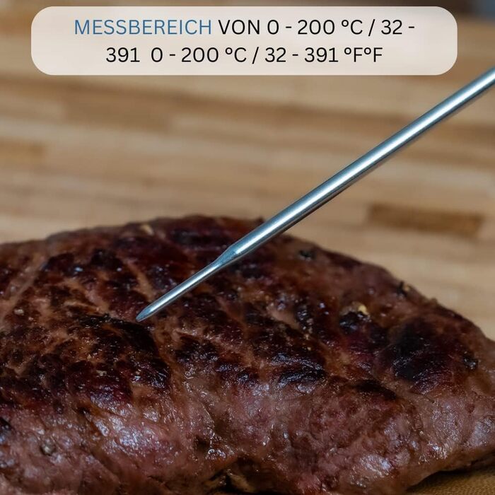 Термометр для проколов Westmark, диапазон измерения от 0 C до 200 C / от 32 F до 392 F, нержавеющая сталь/пластик, серебристый/черный/красный, 12782280 (, без батареек)