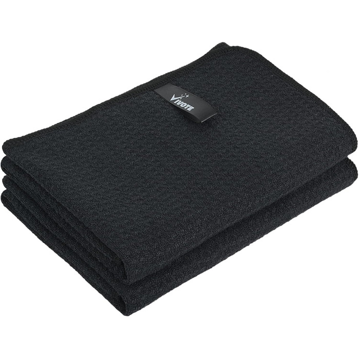 Кухонні рушники VIVOTE, рушники для гостей, подарункові, 40 x 60 см, 2 шт., м&39які кухонні рушники, абсорбуючі рушники (чорні, 40 x 70 см, 2 шт.)