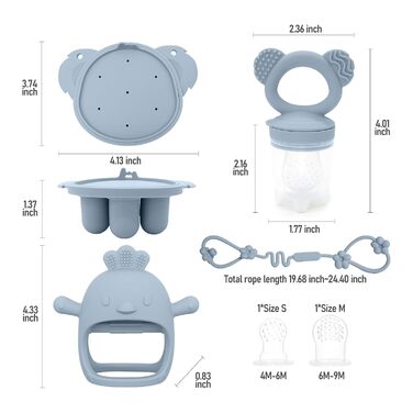 Силіконовий ніблер для дітей синій HOMETTER