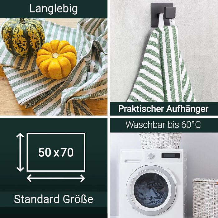 Набір кухонних рушників з 5 предметів 50 x 70 см ZOLLNER