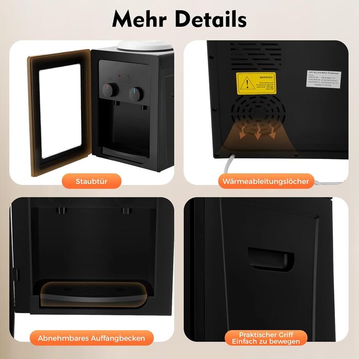 Електричний кулер для води 550 Вт Charocean