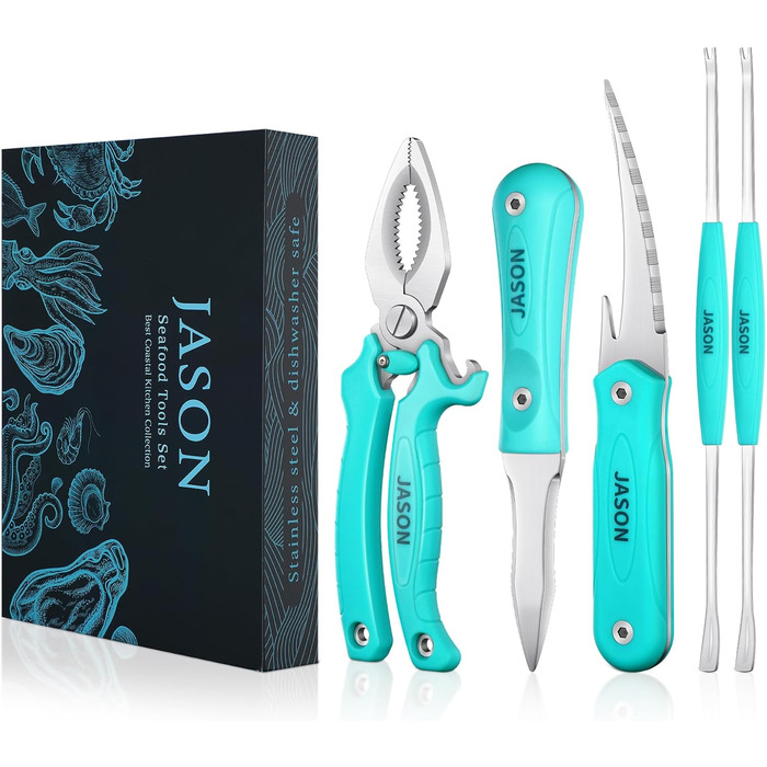 Набір інструменти для морепродуктів 5 шт JASON