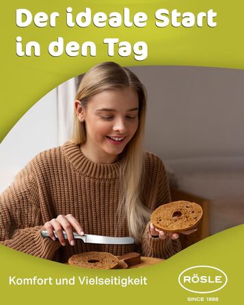 Високоякісний кухонний ніж 20 см для м&39яса, риби, птиці та овочів, нержавіюча сталь 18/10, ергономічна срібна ручка, гострий ніж для кухні (ніж для сніданку)