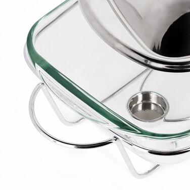 Марміт прямокутний Fissman 38,5x23,5x6 см / 3,6 л жаростійке скло (6048)