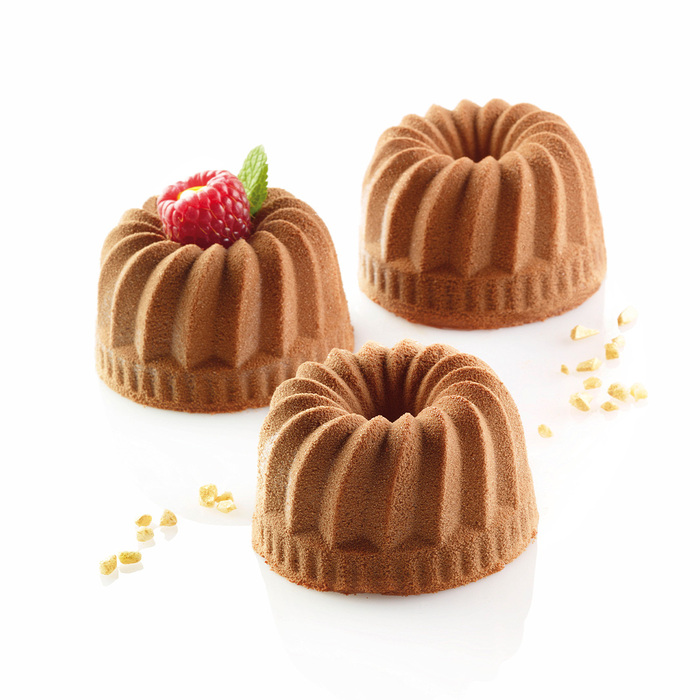 SQ011/YL Форма силіконова 600x400 мм, 'кекси' d 72 мм, h 35 мм