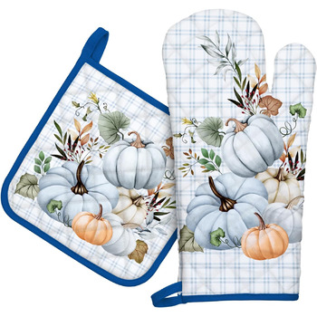 розмір: рукавичка для духовки + прихватка