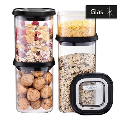 Набір ємностей для зберігання сипучих продуктів, 4 предмети Pantry Gefu