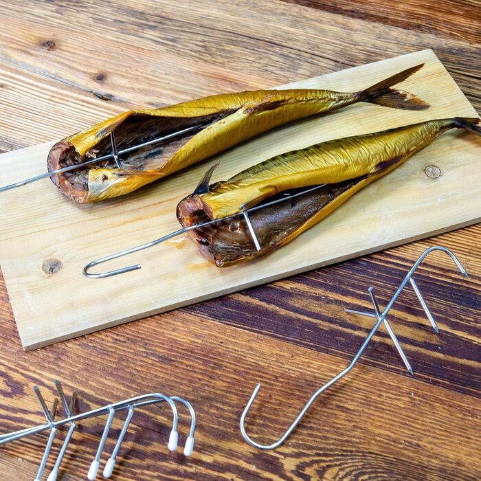 Набір гачків для коптильні з нержавіючої сталі 5 шт 20 см Browin