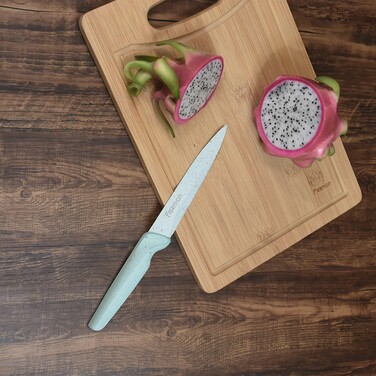 Набір ножів Fissman 3 предмети з обробною дошкою (2679)