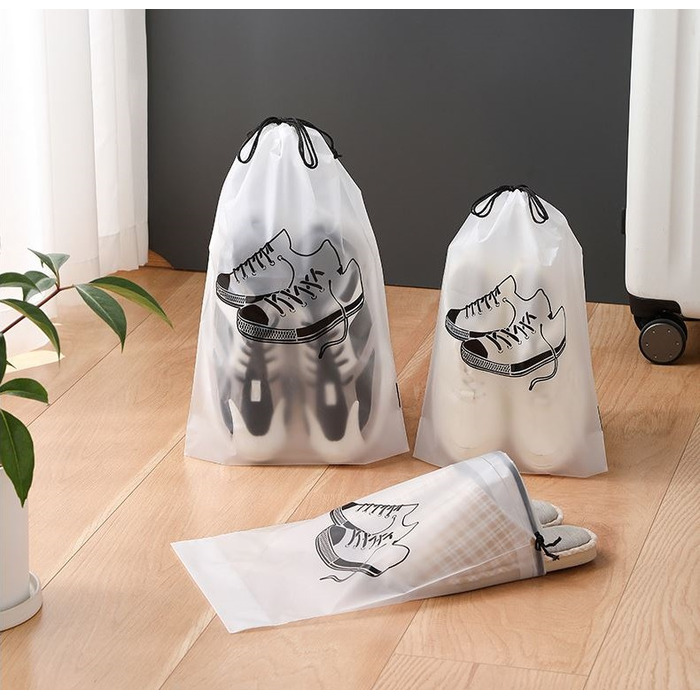 Сумка для обуви 29 х 43 см, прозрачная, водонепроницаемая Vialex