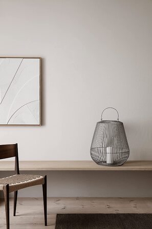 Ліхтар під свічку 45 см S White Nidea Blomus