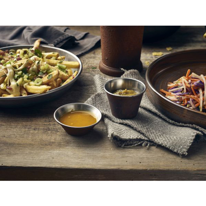 Соусник металевий 2.7 см, ефект іржі, Rust Effect, GenWare