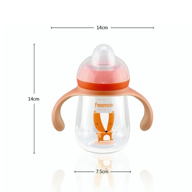 Бутылка для кормления Fissman 260 мл с ручками (6907)