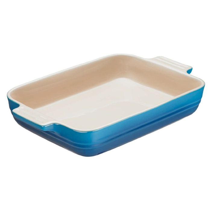 Блюдо прямокутне 26 см, синій Le Creuset