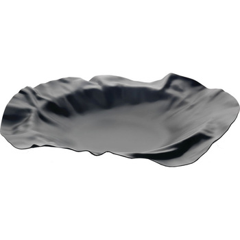 Блюдо 37х6х37 см чорне Port Alessi