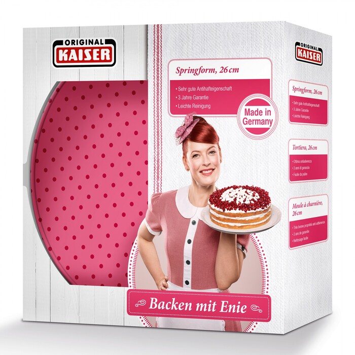 Форма для випічки розємна кругла Ø 26 см Backen mit Enie Kaiser