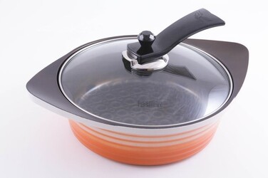 Каструля низька з кришкою Fissman INNOVATION 24x7,6 см / 3,6 л (4768)