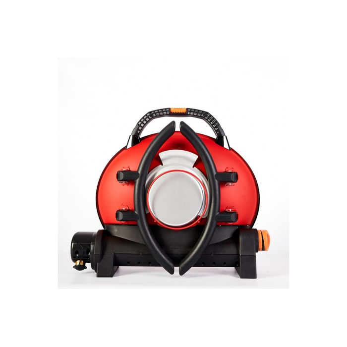 КОМПЛЕКТ Портативний переносний газовий гриль O-GRILL 500, червоний + шланг в подарунок! Код: 011676