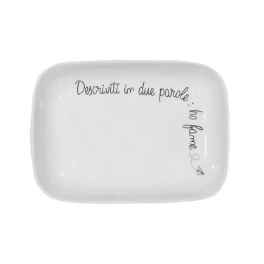 Поднос прямоугольный La Porcellana Bianca GLI ONESTI, фарфор, 15 х 10 см