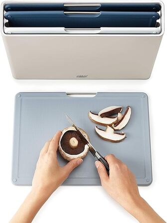 Набір обробних дощок 4 предмети Сіро-блакитний Folio Joseph Joseph