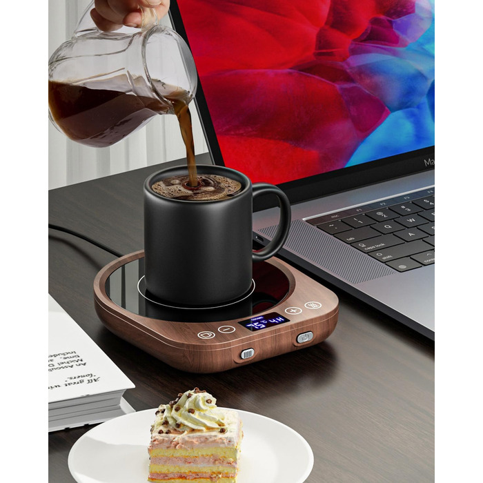 Підігрівач для чашок 35 Вт, коричневий MQFORU