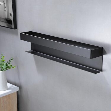 Тримач для рушників 40 см чорний ZUNTO