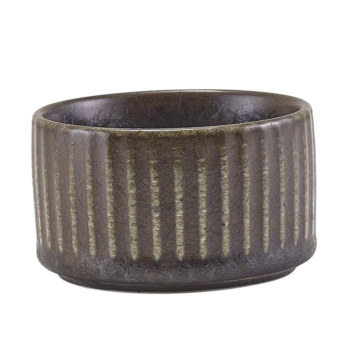 Соусник 70 мл, черный, Terra Porcelain Black Fluted, GenWare