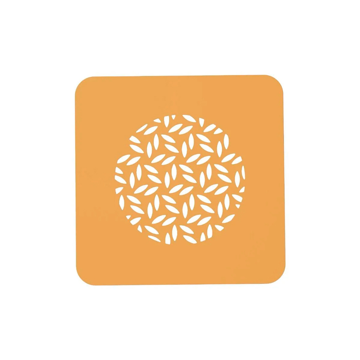 STENCIL FOGLIA Силіконовий килимок 'Лист' Ø 100 мм h 1 мм (2 шт)