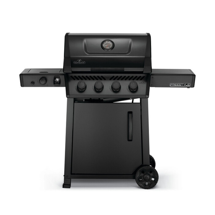 Газовый гриль Freestyle 425 с боковой горелкой SIZZLE ZONE и дверкой, черный мат F425DSIBPK-RU-PHM Код: 010721