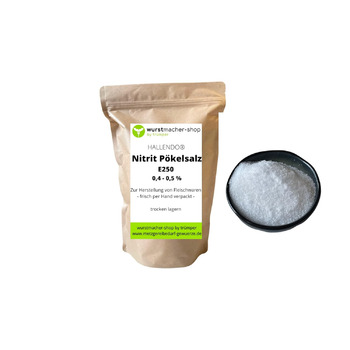 Нітритна сіль для копчення 1 кг - 0,4 - 0,5 HALLENDO
