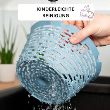 Спиннер для салата 4.4 л, ø 23.5 см, пластик, синий Westmark