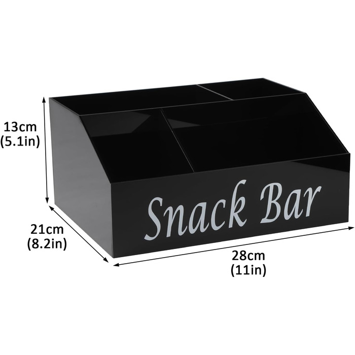 Органайзер для зберігання снеків 28 х 21 х 13 см ZoeQide