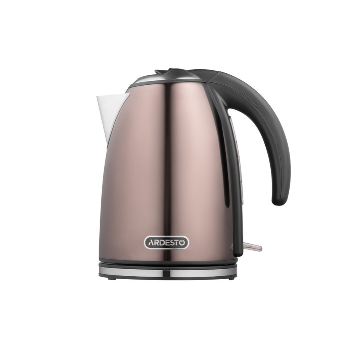 ARDESTO Электрочайник EKL-F340BRZ 1.7л/2200Вт/strix контроль/нерж. сталь/бронзовый