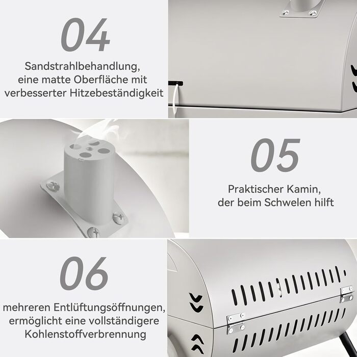 Портативний гриль для барбекю DOKKOME