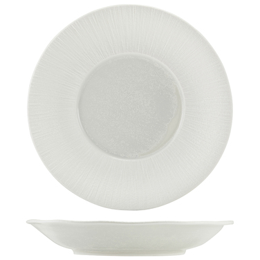 Тарілка глибока 26 см, Incise Porcelain Lucine, GenWare
