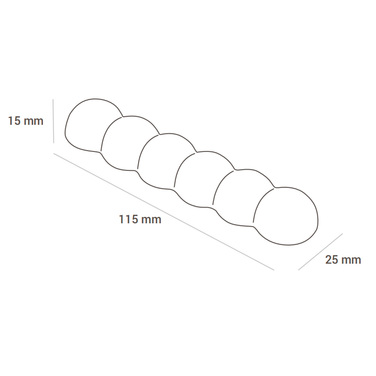 CH012 Форма для шоколаду Bolla-b115х25 h15 мм