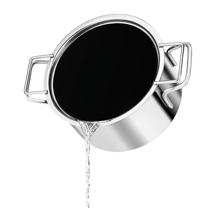 Кришка-друшляк Ø 16 см чорна Stainless Steel Eva Solo