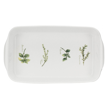 Форма для запікання прямокутна La Porcellana Bianca COLTIVIA, порцеляна, 39,5 х 23,5 х 6 см