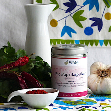Органічний порошок солодкої паприки 120 грам Gewurze der Welt