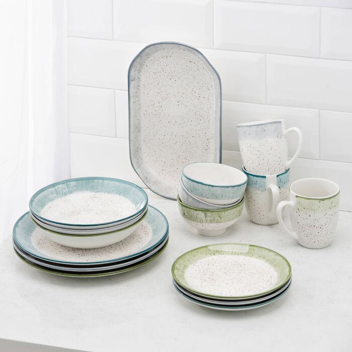 Чашка ARDESTO Siena, 360мл, Фарфор, Бело-серый